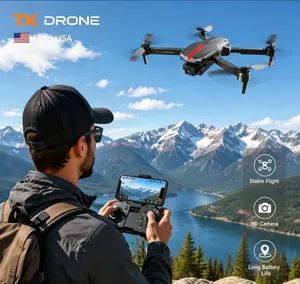 CONTROLLER DRONE GPS DRONE WITH 4K CAMERA RC QUADCOPTER WITH AUTO Brushless Motor Drone with 3 Cameras & Obstacle Avoidance High-End Touch Screen Remote