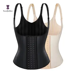 3 Hook Latex Breathable Waist Training Corset Vest Shapewear