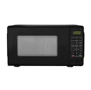 Mainstays 0.7 Cu ft Countertop Microwave Oven, 700 Watts, Black, New