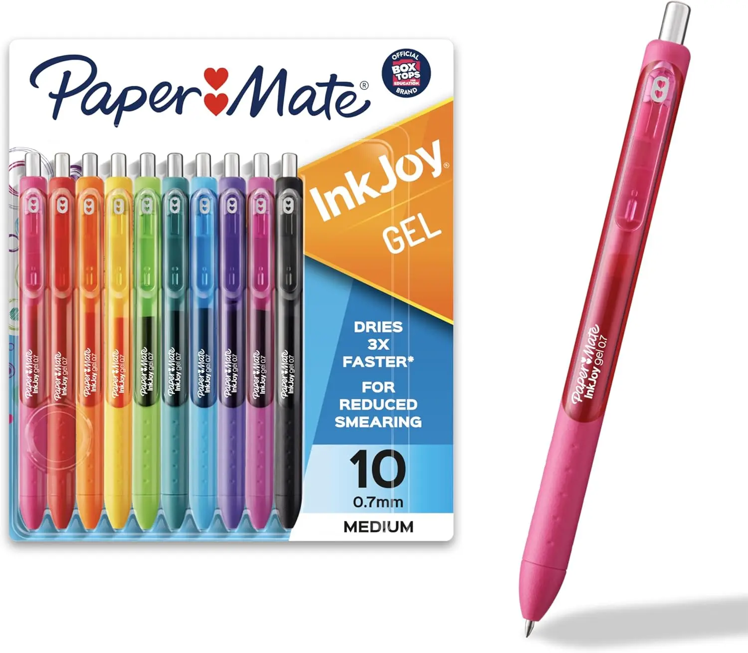Paper Mate InkJoy Gel Pens, Retractable, Medium Point (0.7 mm),Office Supplies, Smooth, Colorful Ink, 36 Count (Pack of 6)