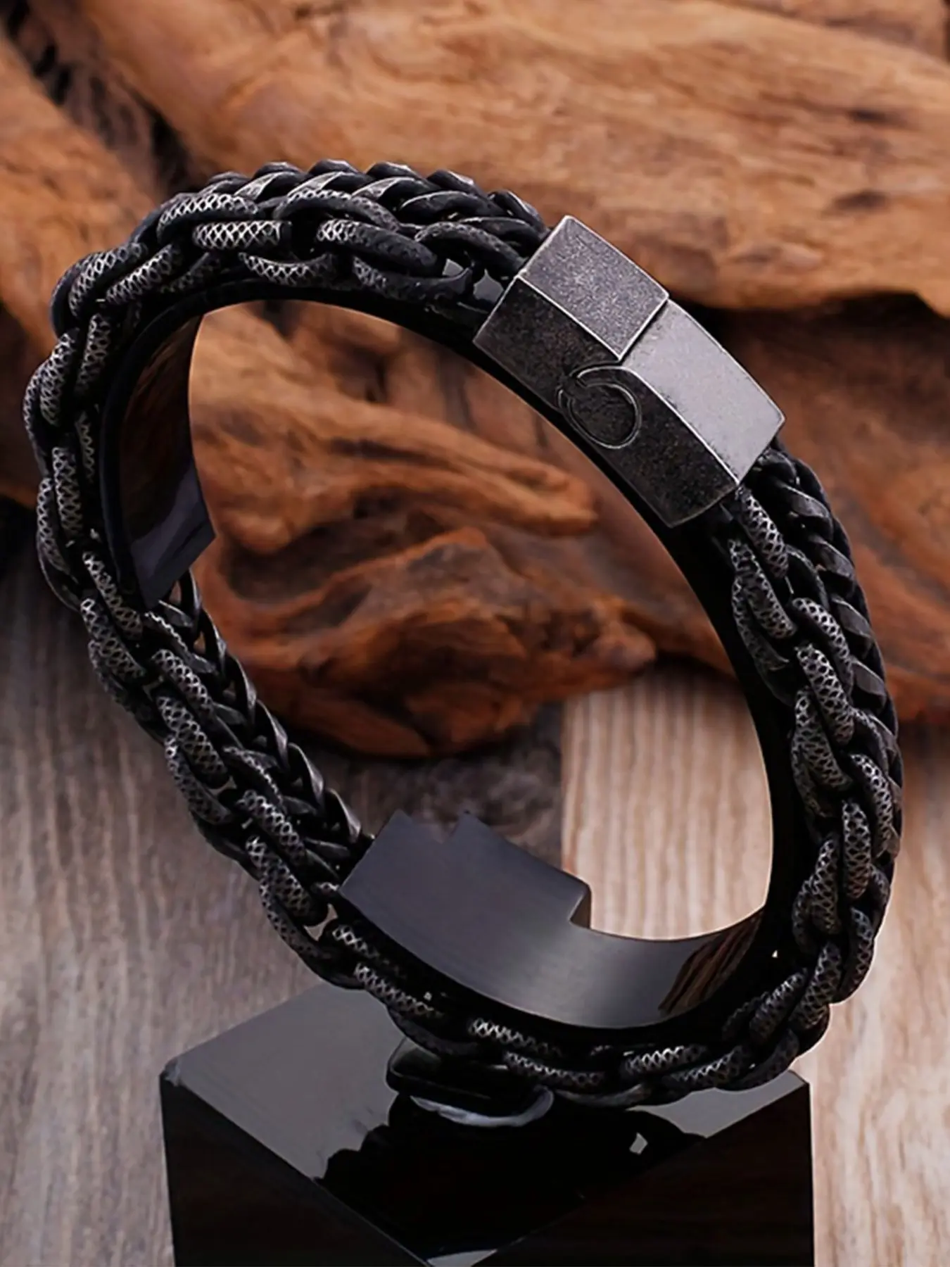 Modern Stainless Steel Hand Chain Bracelet, High Quality Bracelet, Fashion Bracelets, Fashionable Creative Bangle, Casual Viking Style Jewelry, Perfect Gift for All Occasions, Unisex Accessory, Stainless Steel Bangle