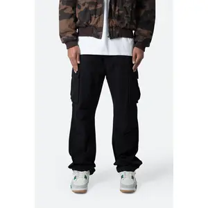 mnml Ultra Baggy Vintage Cargo Pants - Black