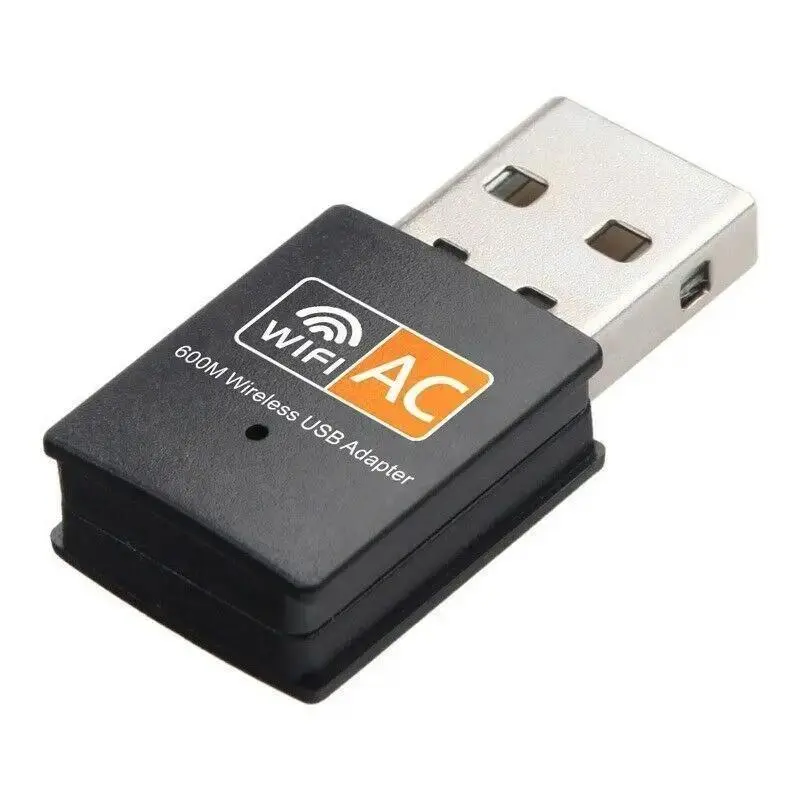 USB WiFi Adapter, AC600 Mbps Dual Band 2.4/5Ghz Wireless Mini Network Adapter 802.11 , Support PC Desktop Laptop MAC Book Windows Notebook