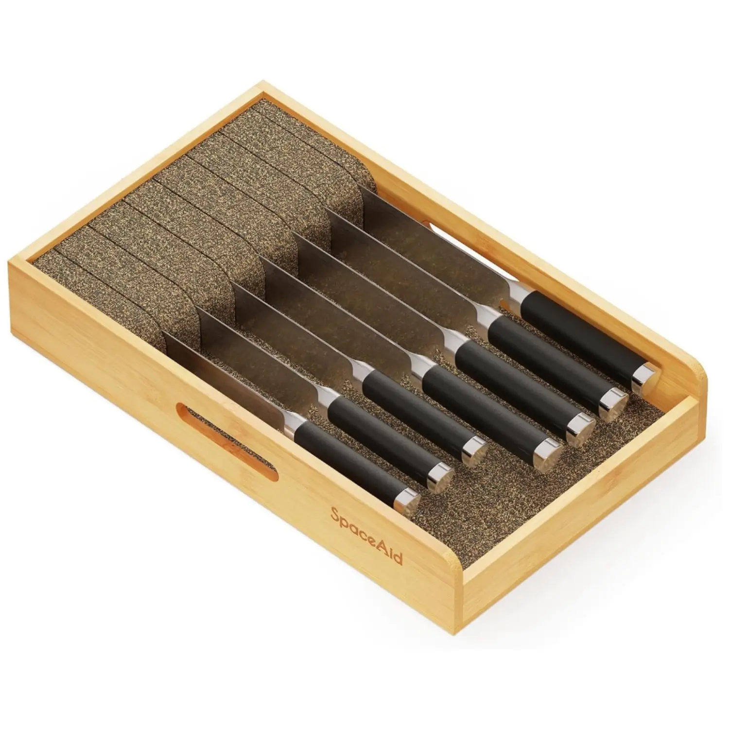 Medium Drawer Knife Block, 9"W