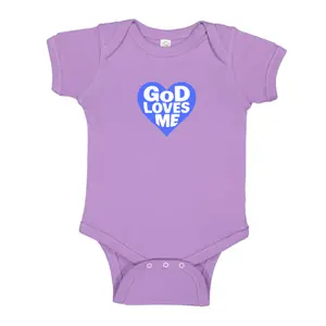 God Loves Me Onesie by Godly Prints
