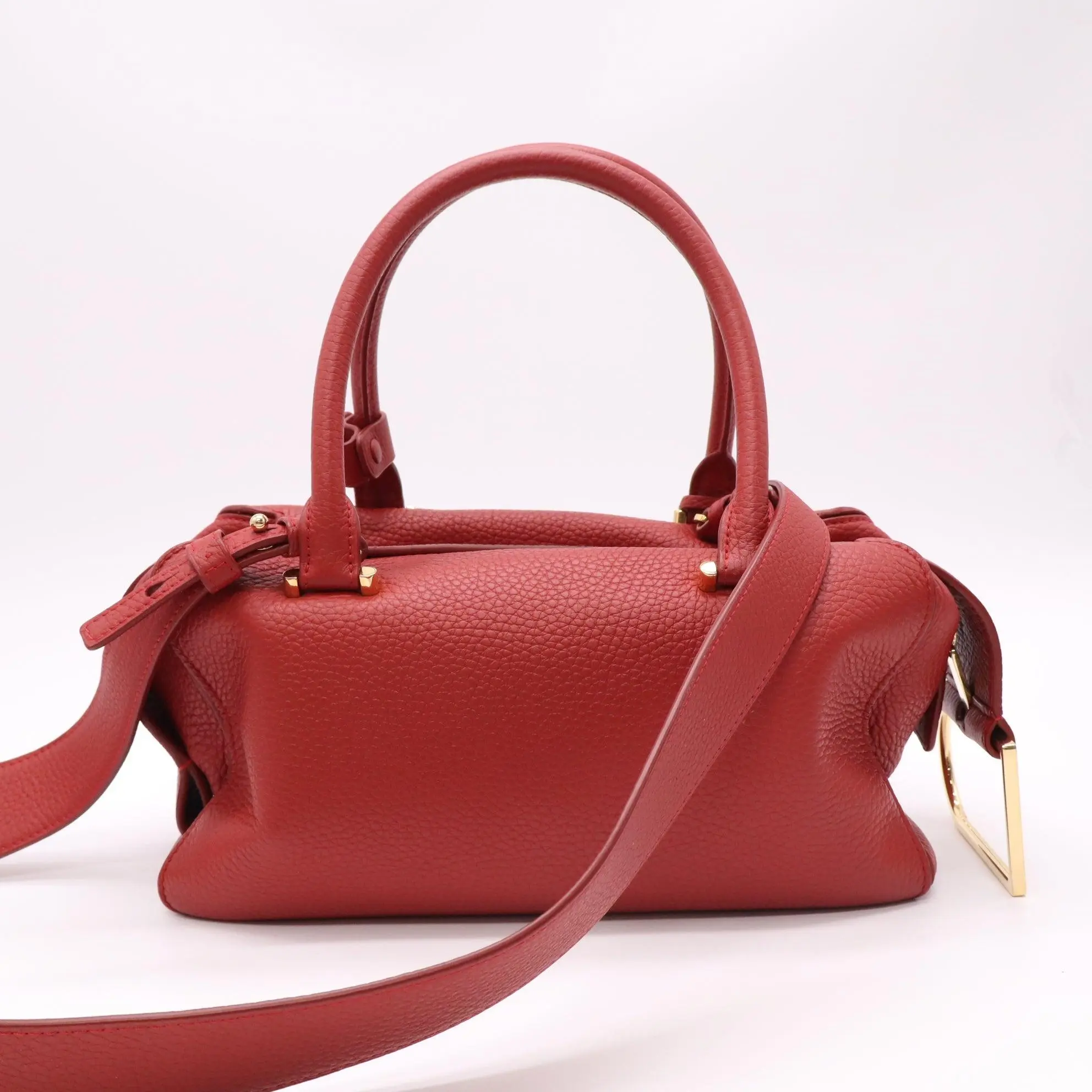 Pre-owned delvaux Leather Shoulder Bags Cool Box Mini Taurillon Soft Bag B22874