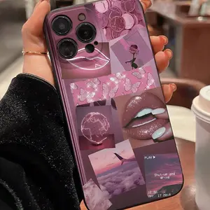 Lip Pattern Phone Case, Anti-drop Durable Cellphone Protective Case, Total Protective Shockproof Mobile Phone Cover for iPhone