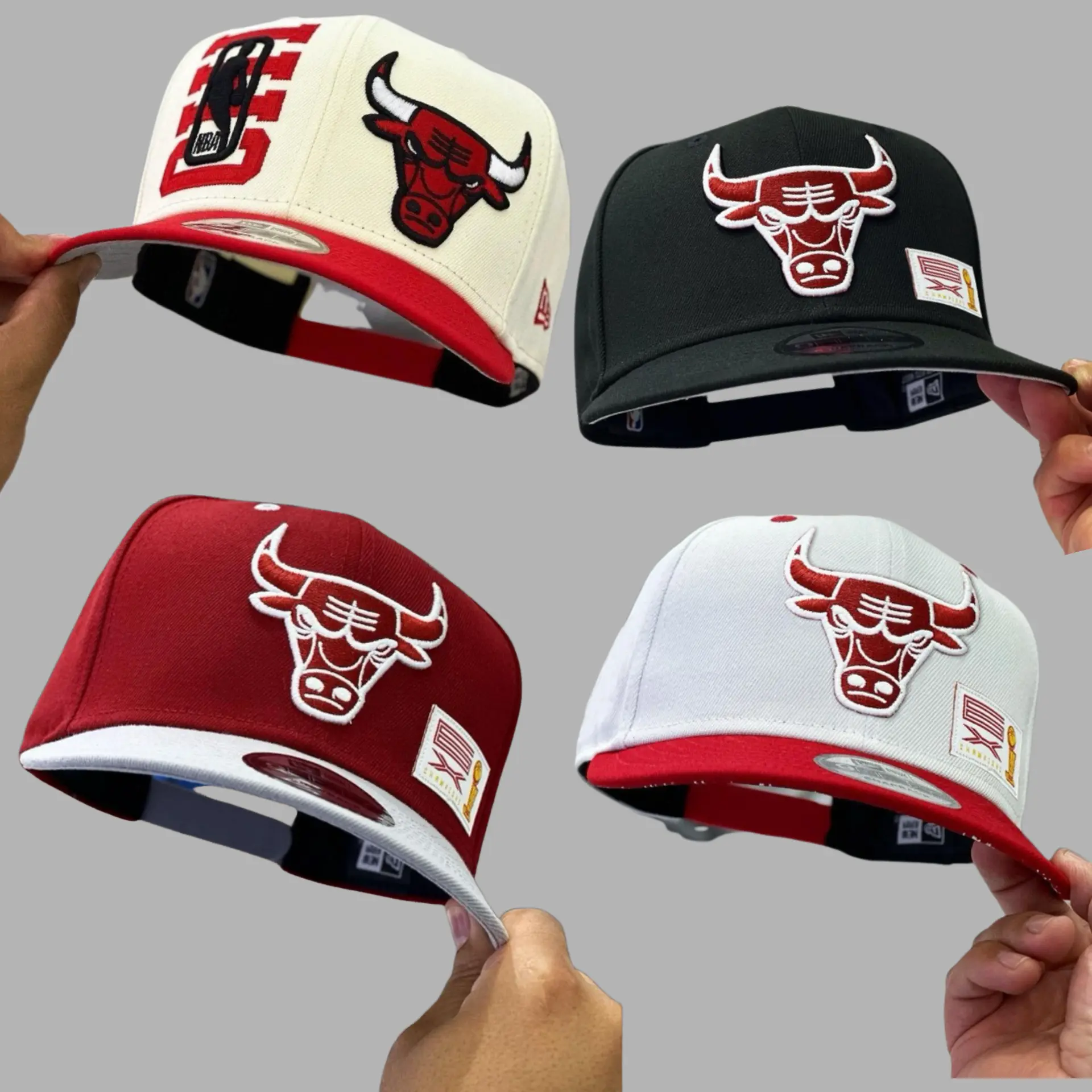 Chicago Bulls Premium Embroidered Baseball Hat – Adjustable Curved Brim Snapback Cap for Men Women, Official Bulls Team Graphics, Vintage Athletic Streetwear, Casual Outdoor Lifestyle, USA 2026 Edition