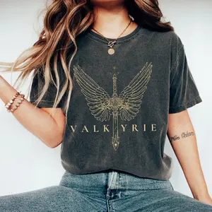 Comfort Colors ACOTAR Valkyrie Shirt, To The Stars Who Listen, Nesta Archeron Illyrian Training Camp, Velaris Night Court