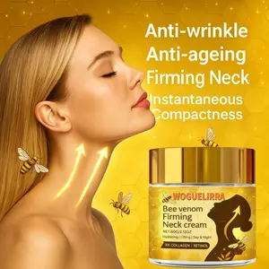 60g Luxury Bee Venom Neck Cream, Collagen, Retinol, Niacinamide, Hyaluronic Acid, Smooths and Tightens Neck, Night, Suitable for All Skin Types