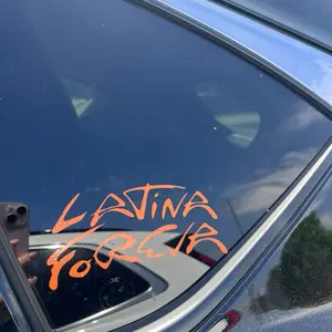 Latina Forever car decal