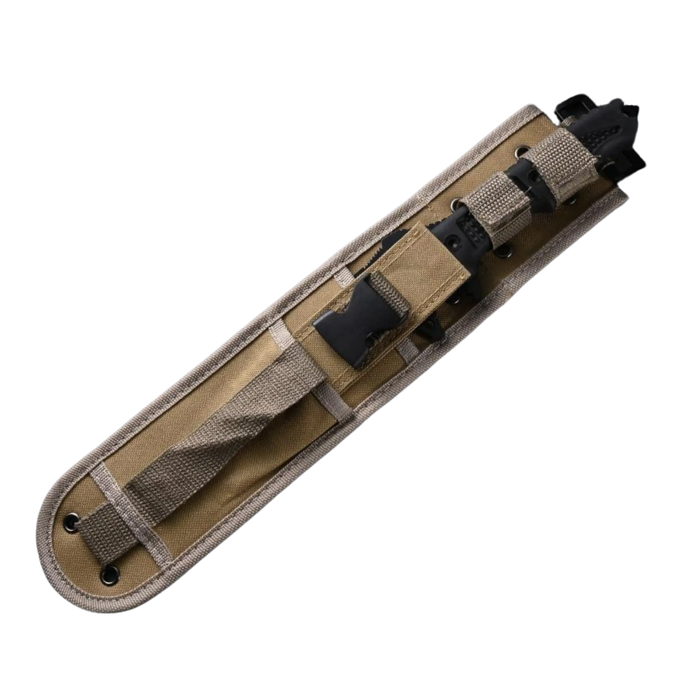 Multi Use Stainless Steel Kitchenware Knife - Black Non-Slip Handle, High-Quality Protective Cover, Suitable for Home Kitchens, Camping, Multi Use Knives