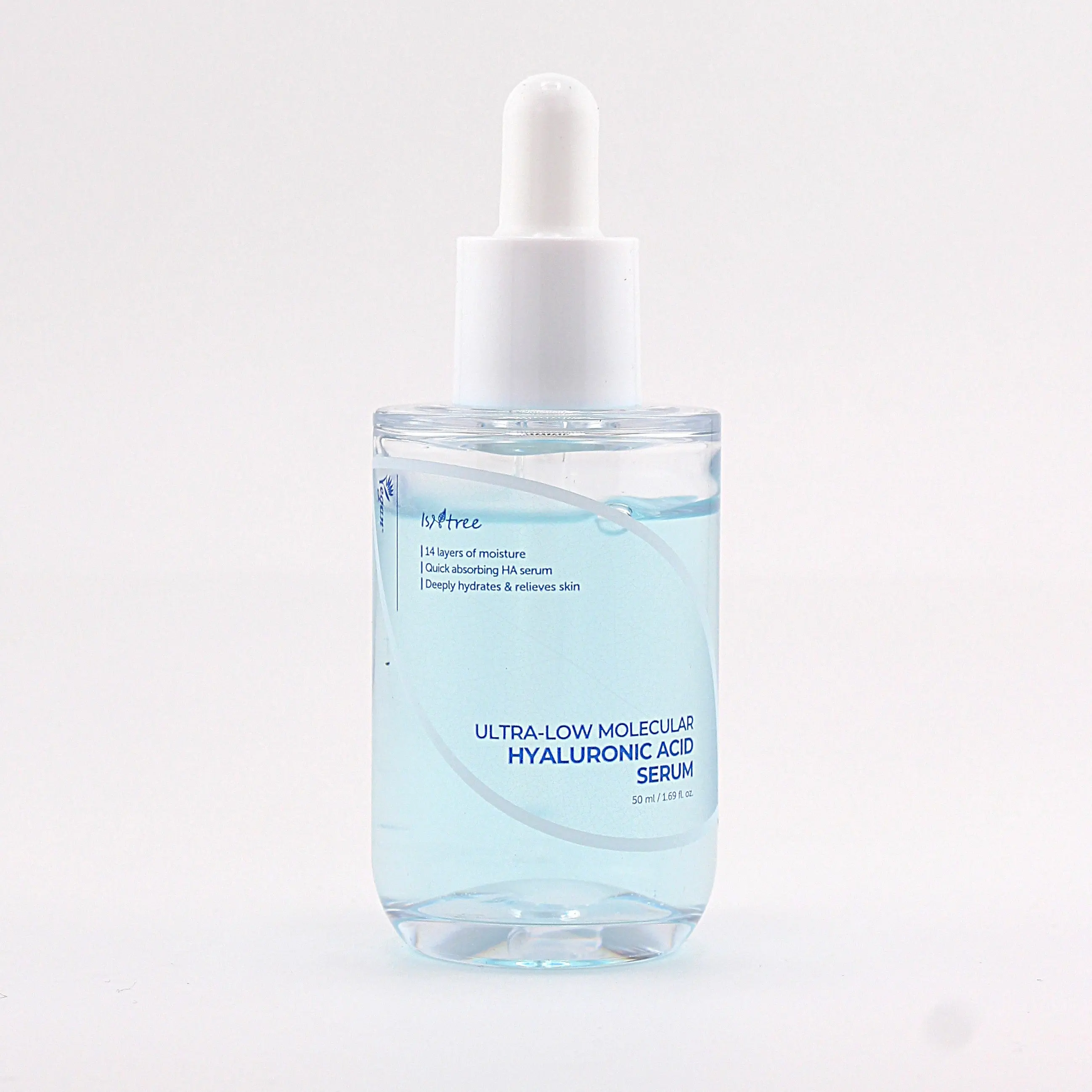 Isntree Ultra-low Molecular Hyaluronic Acid Serum, 50ml - Lightweight Hydrating Moisturizer for All & Sensitive Skin Types, Cleansing, Deep Hydration, Skin Repair, Smooth Selfcare Daily Skincare