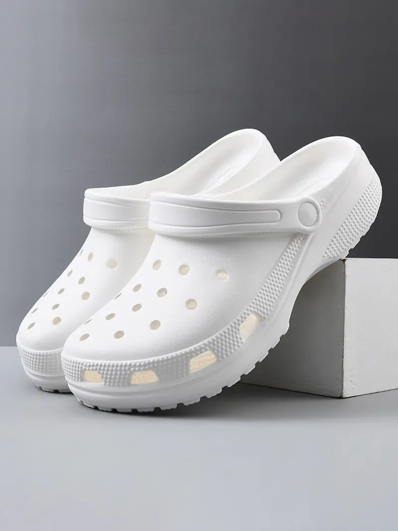 Unisex Comfortable Eva Slip-On Shoes, Lightweight Breathable Casual Footwear, Stylish Hole Shoes for Everyday Wear, Breathable Lightweight Clogs