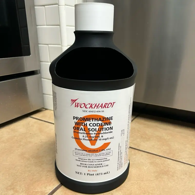Wok Bottle Mini Trash Can