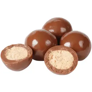 Milk Chocolate Malt Balls, 10oz - Crisp Malted Milk Centers Coated in Smooth Milk Chocolate Light Crunchy Texture Perfect for Snacking Sharing or Gifting