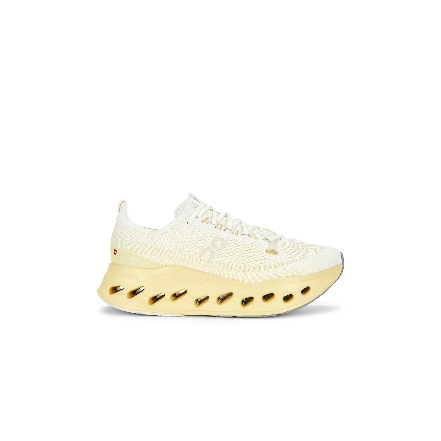 On Cloudsurfer Max in Ivory & Dijon
