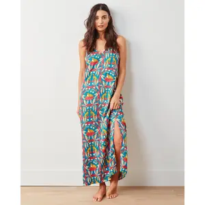 Royal Cheetah - Eco Satin Chic To Sleep Nightie - Ruby Jade