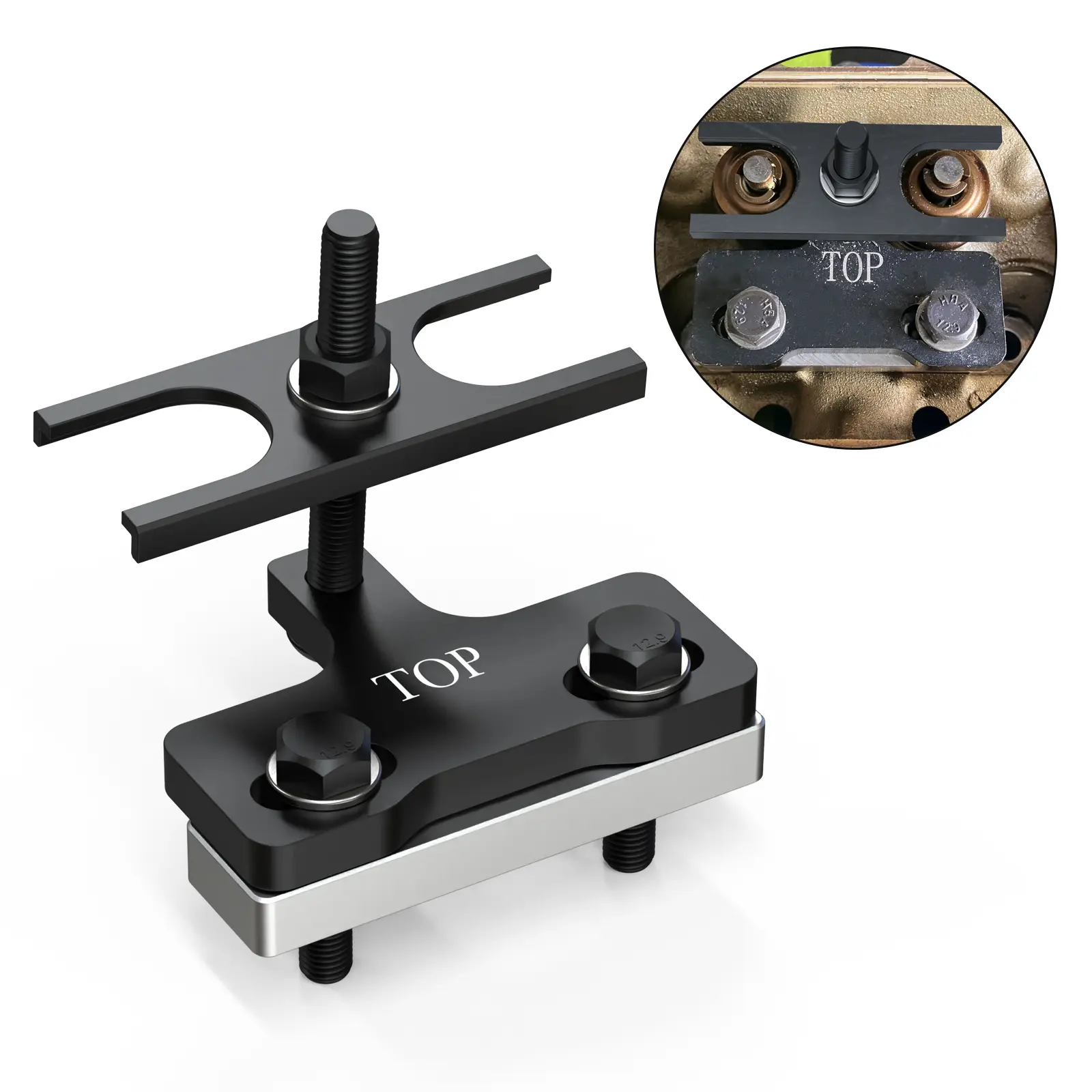67605 Valve Spring Compressor Tool Compatible with 4.8 5.3 5.7 6.0 6.2 LS1 LS2 LS3 LS6 Chevy LSX Camaro, Corvette, Trans am, GTO, G8, CTS V, GM Trucks