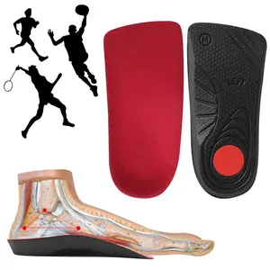 3/4 Length High Arch Support Insoles – Comfort & Stability for Sports Protection for Men & Women,Relief for Flat Feet & Heel Pain