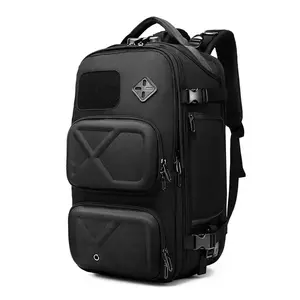 Male Tactical Cross Backpack - High-Capacity Functional Bag for Hiking, Student Use