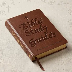 Complete 66 Books Bible Study Guide | Aesthetic Visual Overview Devotional Journal | Premium Embossed Leather Cover for Daily Faith, Bible Study Groups & Christian Gifts