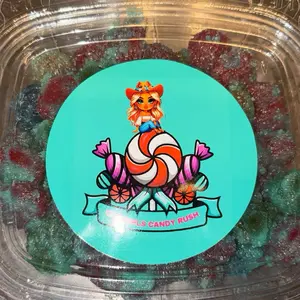 Sour Blue Raspberry Lemonade Gushies Sour Snack Bonbon