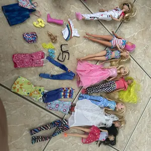 31Pack Doll Clothes Accessories 5 Fashion Dresses 3 Gowns 3 Bikini Swimsuits 5 Outfits 10 Shoes 5 Glasses for 11.5 Inch Doll Birthday Gift Role Playing