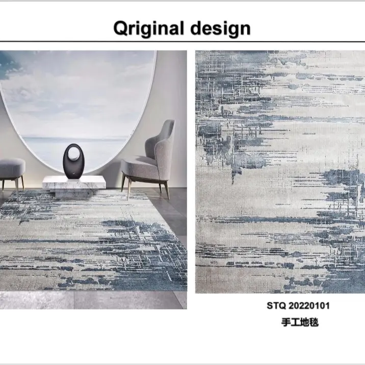 Handmade Modern Fashionable Luxury Carpet, STQ 20220101, Home Decor for Hanging Display