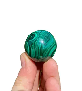 Malachite Sphere  (Grade A) Polished Stone, Katanga Copper Crescent, Democratic Republic of Congo (DRC), Africa