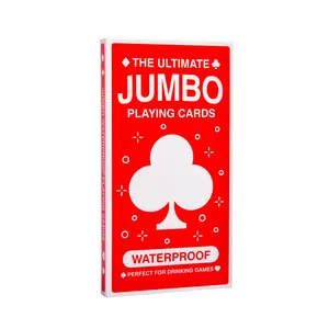 The Ultimate Jumbo Playing Cards – Waterproof Deck for Drinking Games & Outdoor Fun | Ages 21+