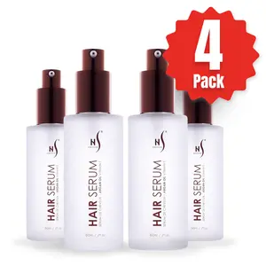 Herstyler Argan Oil Hair Serum - Anti-Frizz Hair Serum for Frizzy and Damaged Hair - Lightweight Heat Protectant Serum for Hair Growth - Hair Oil Serum with Aloe Vera, Vitamin E & Argan Oil - Boosts Shine & Hydration - Haircare - 2 Fl Oz - 4 Pack