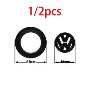 Car Steering Wheel Center Emblem Sticker Decal, Car Interior Decorative, Accessories for Volkswagen Vw Gti Golf 5-7, Mk4-Mk6, Polo, Passat, Car Decor