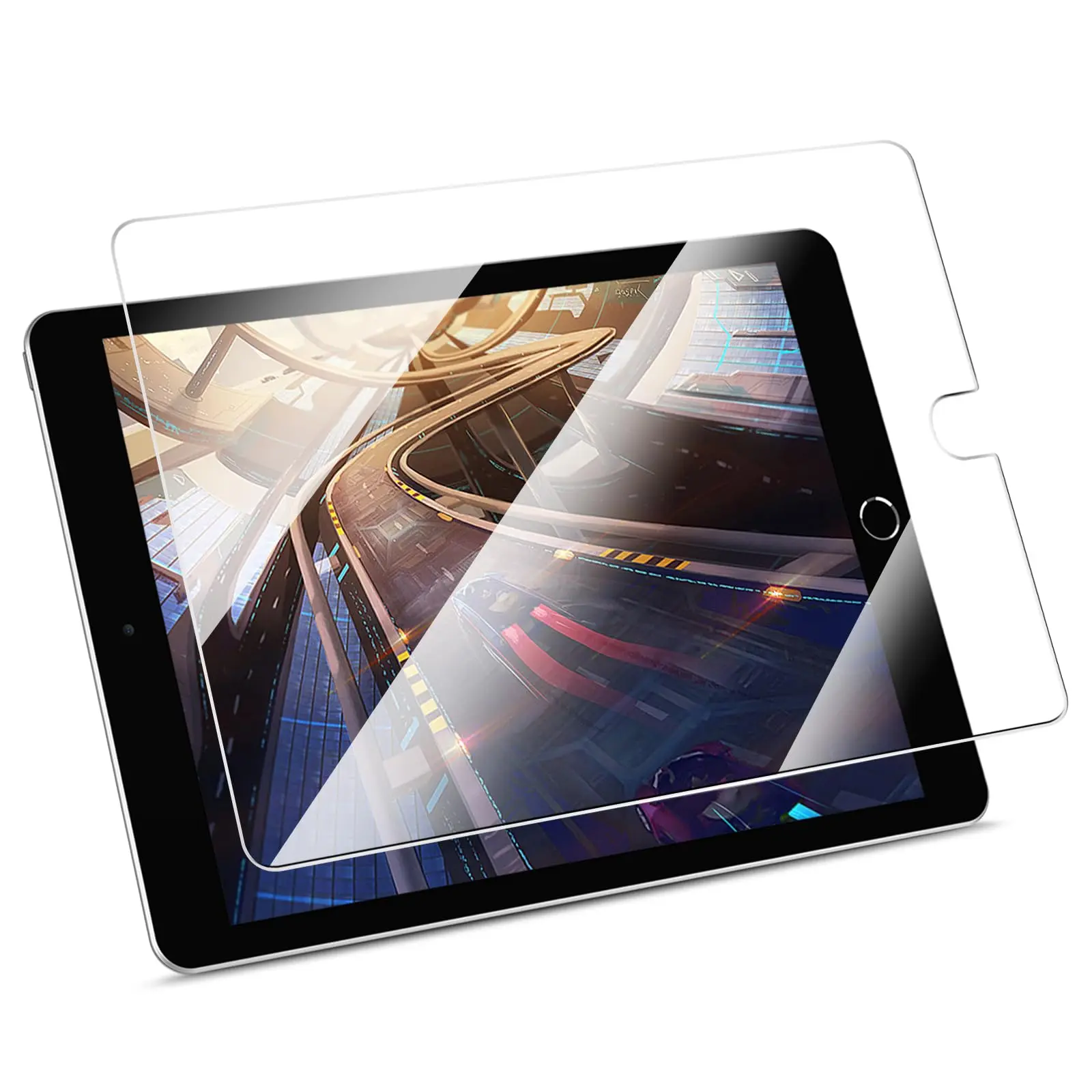 10.2-Inch Tempered Glass Tablet Screen Protector for iPad 9th/8th/7th Gen (2021/2020/2019) & iPad Air 3 (2019) - 9H Hardness, Anti-Scratch, HD Clear, Smooth, Durable Tablet Accessory for Protection