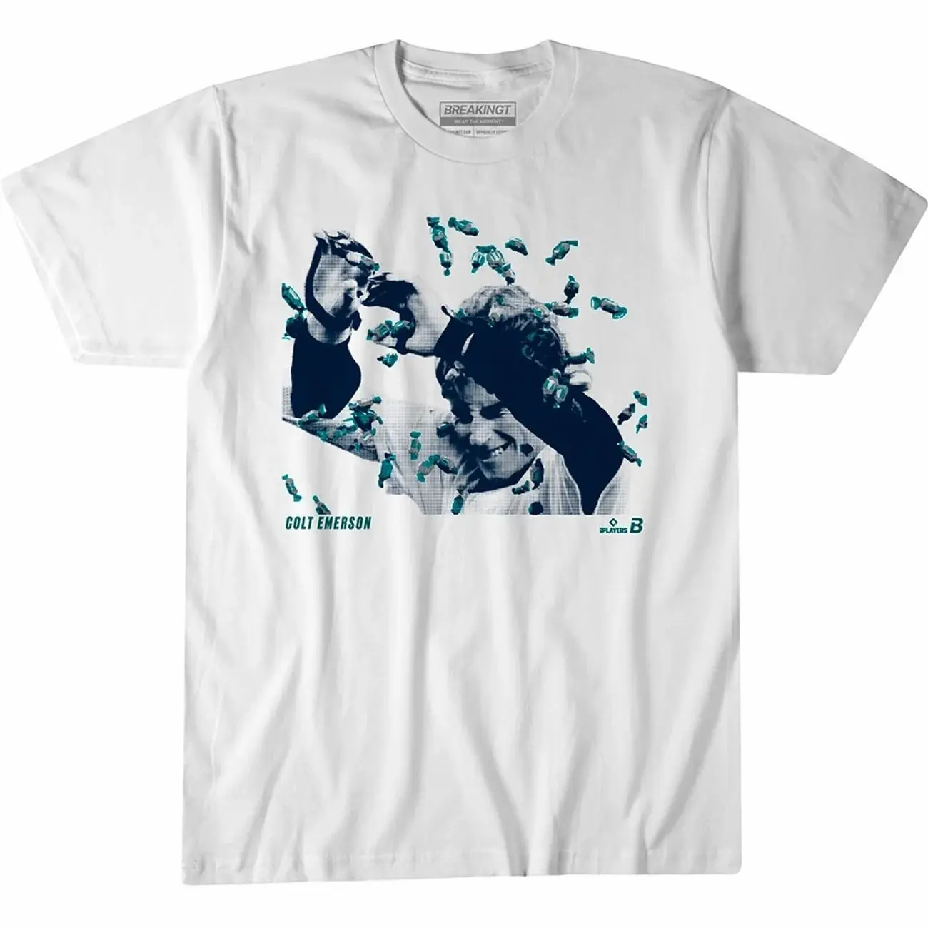 Colt Emerson: Walk-Off Bubble Gum Bath Shirt, Unisex Men & Women, Trendy Streatwear Gift, Cotton