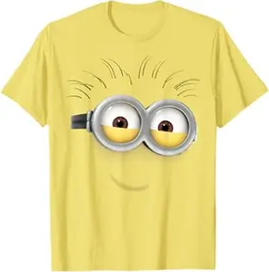 Despicable Me Cute Yellow Character Graphic, Phil Smile Eyes Funny Graphic T-Shirt #Minions #DespicableMe #FunnyTShirt #CartoonTee #GraphicTee