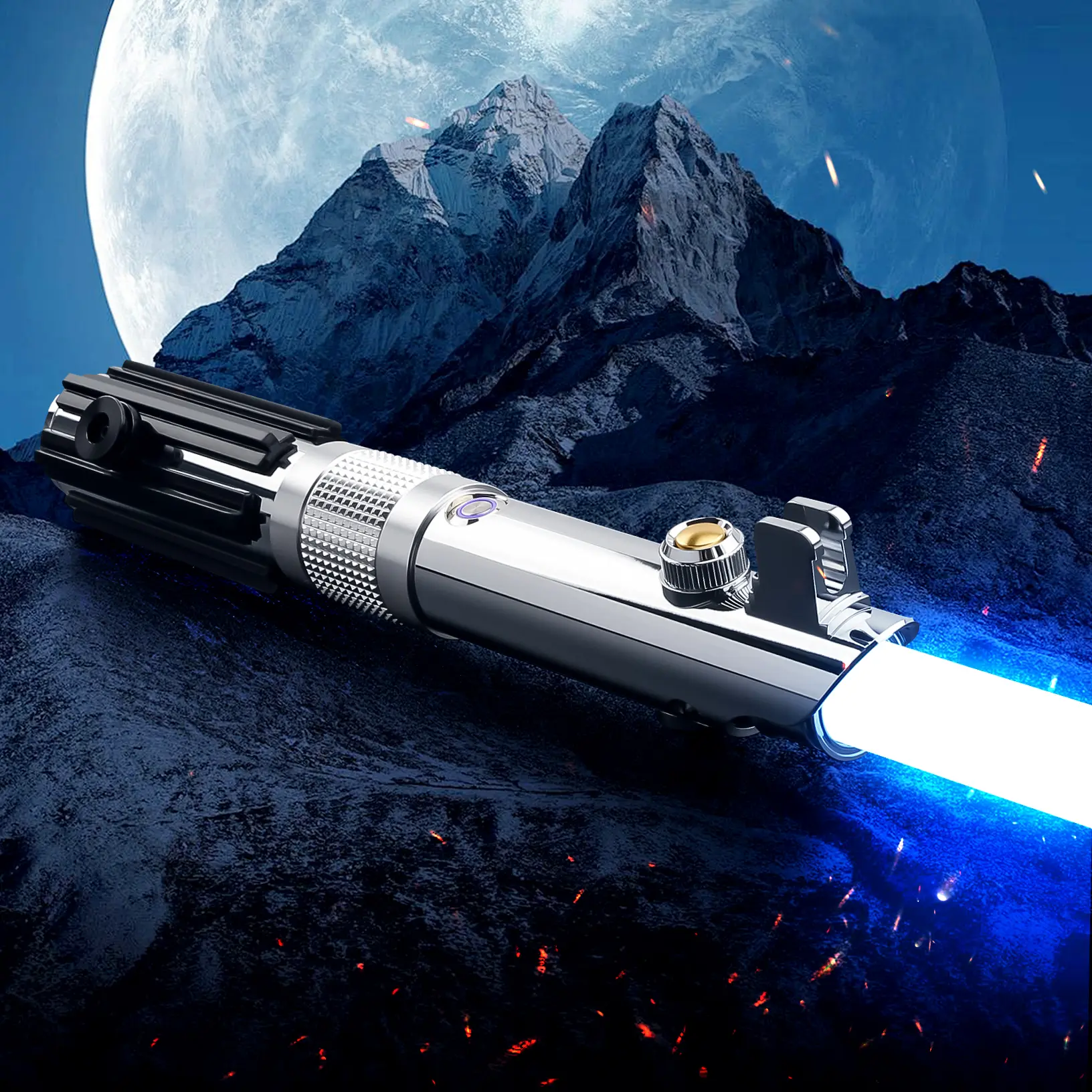 Ani-SE Upgrade Lightsaber with 16 Movie Sounds 12 RGB Colors Smart Motion Control Premium Metal Handle Replaceable Blade for Adults Kids Smooth Sensitive Swing Technology