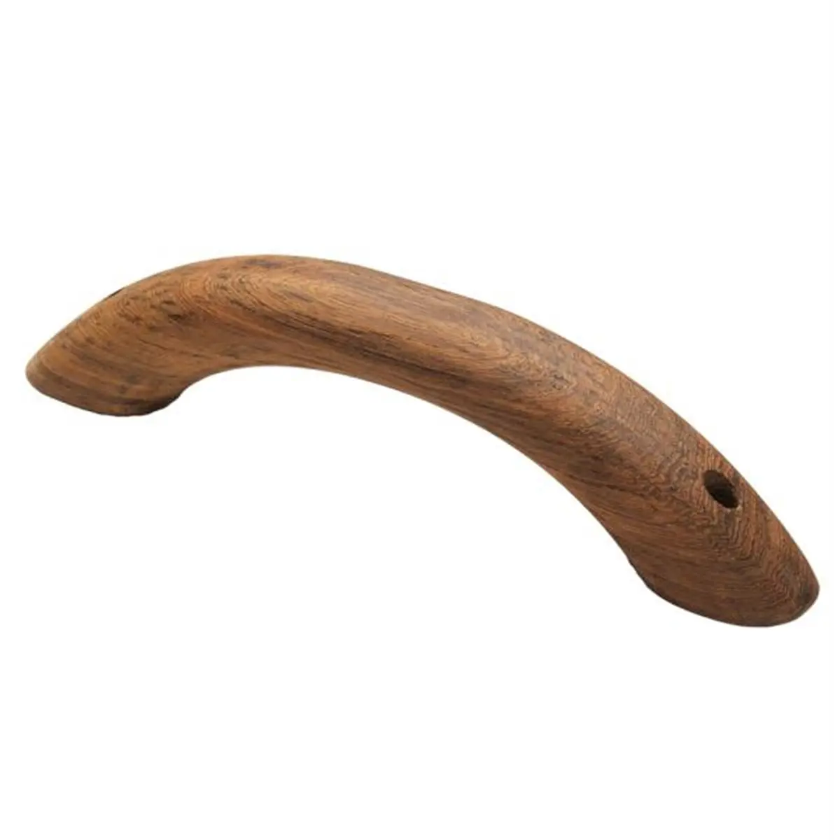 212 MAIN Solid Teak Wood Grab Handle, 9.75 inches Length, 1-3/8"w x 9-3/4"l x 2-1/4"h, Pre-Drilled Universal Mount, UPC: 7250600, Water Sports Kayaking Accessory