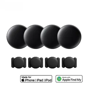 1/ 4Pack GPS Tracker Strong Magnetic Car Vehicle Tracking Anti-loss Positioning Device Car Locator work with Apple Find My APP