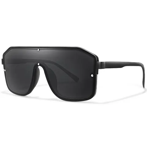 Unisex Colorblock Large Frame Sports Sunglasses, Sports Biking Sunglasses, Sports Eyewear for Cycling, Running, Hiking, Driving, Fishing, Baseball, Golf, Travel, Vacation, Beach Party, Sports Outdoor Sunglasses