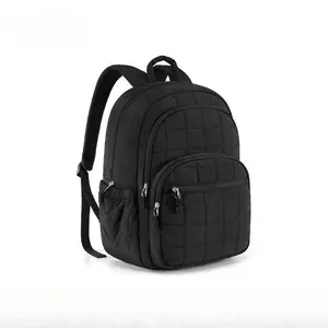 Quilted College Laptop Backpack for Women, Water-Resistant Daypack for 15.6 Inch Laptops, FathersDayGift