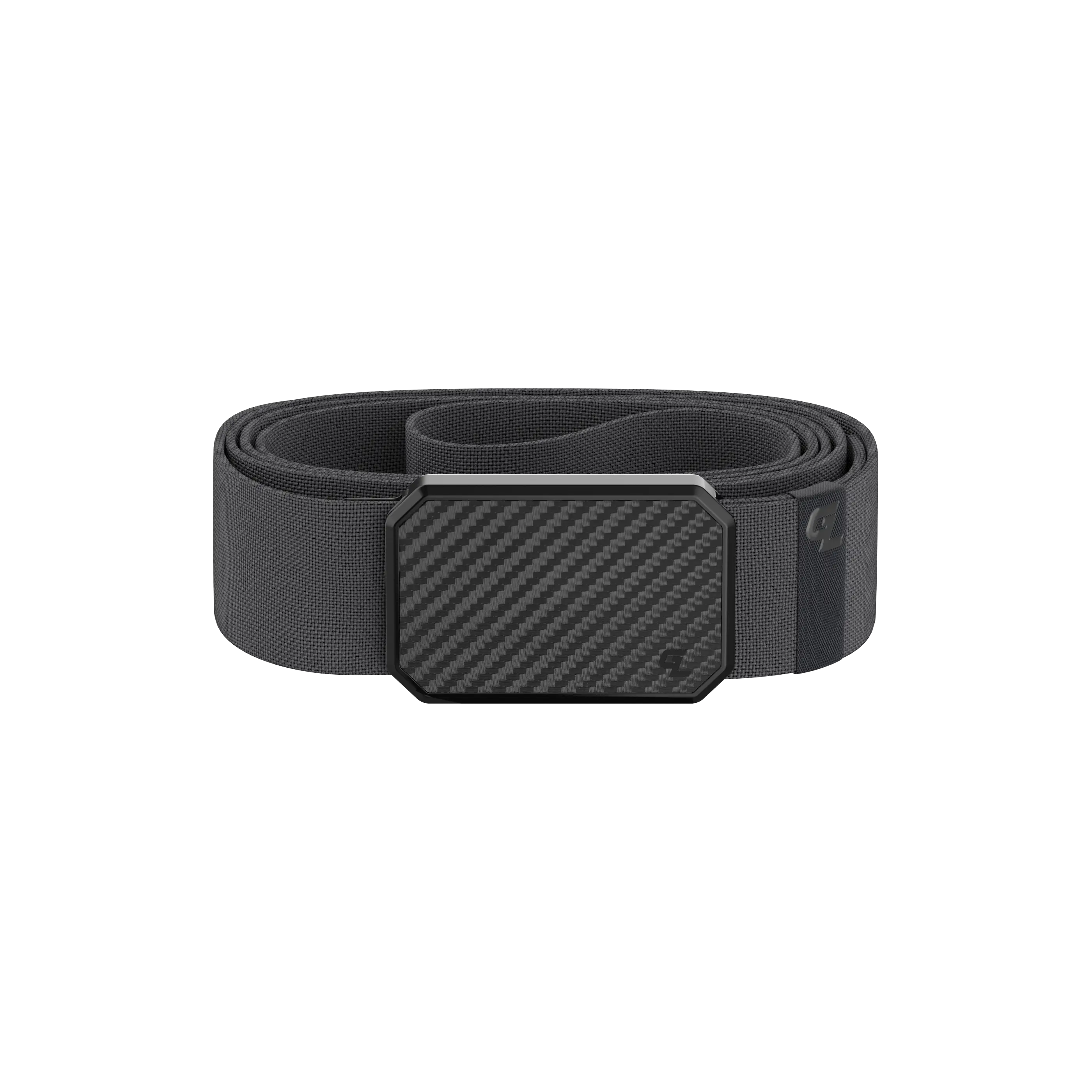Groove Belt – Modern Stretch Belt for Men, Durable Everyday Comfort – Carbon Fiber / Deep Stone