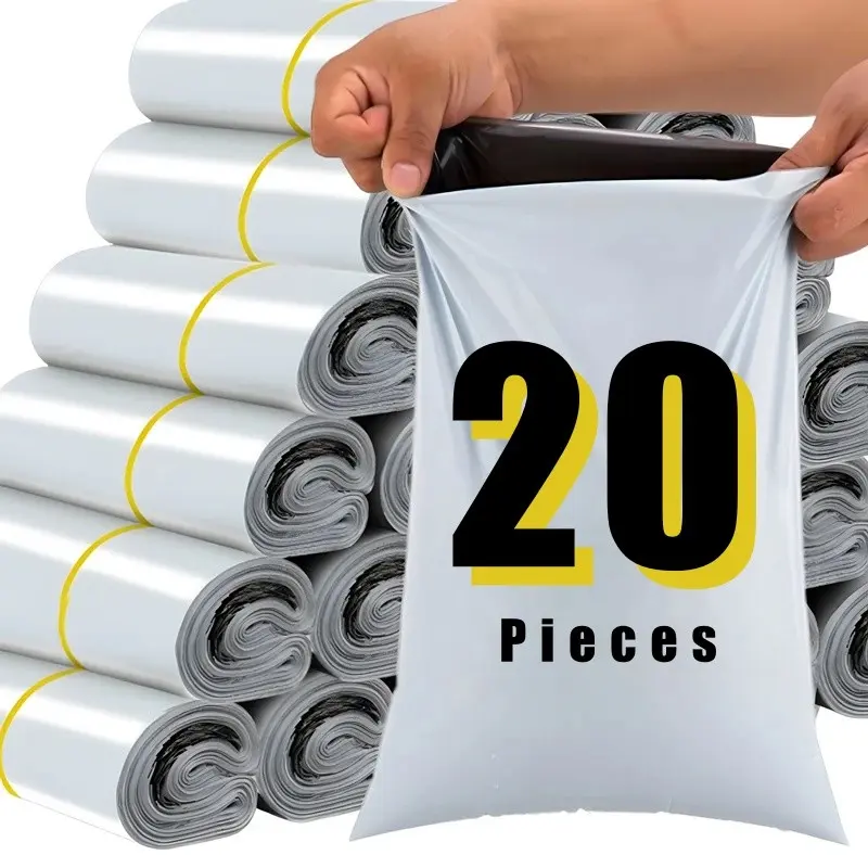 20pcs Thick Waterproof Self-Adhesive Mail Bags Poly Mailer, Anti-Tear Strong Adhesion Sealed, Multi-Purpose Durable Packaging Solution, Postal Mailing Bags, Shipping Supplies