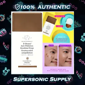 [Drunk Elephant] D-Bronzi Anti-Pollution Serum Sun-Kissed Glow & Antioxidant Protection 30ml / 1 Fl Oz Skincare Lightweight