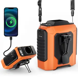 A three-in-one portable outdoor waist-mounted fan, Rechargeable waist fan, featuring USB fast charging and emergency lighting, with 4000mAh high-capacity battery for wearable cooling, ideal for outdoor & adventure activities