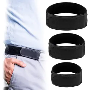 Outdoor leisure belt, elastic belt, Velcro unilateral buckle-free nylon belt, convenient sticker.