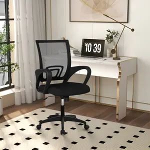 BestOffice Home Office Chair Ergonomic Desk Chair Mesh Computer Chair with Lumbar Support Armrest Executive Rolling Swivel Adjustable Mid Back Task Chair for Women Adults, Rainbow colored