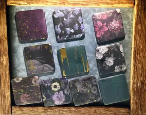 2" x 2" Moody Floral Magnets – Assorted 10 Pack