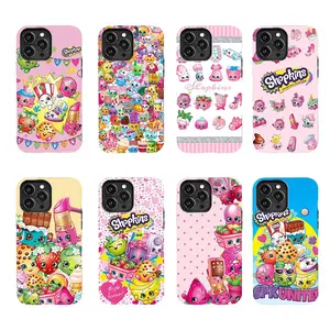 Cutest Shopkins Phone Cases Ever! Snack Lovers, This Is For You Suitable for iPhone 17-11 Pro Max/Plus and  Samsung Galaxy S23-25