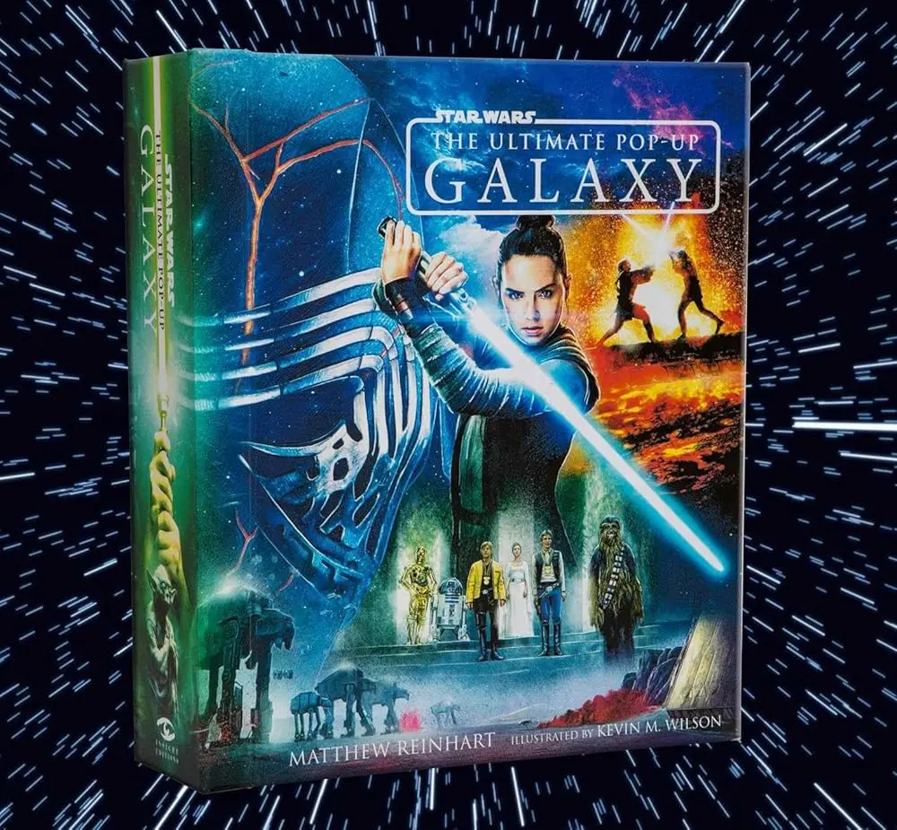 Star Wars: The Ultimate Pop-Up Galaxy English Book - Children's Literature & Art Book for 8-12 Years, Boys & All Ages Fans Featuring Kylo Ren, Mace Windu, Chewbacca, Darth Sidious, Princess Leia